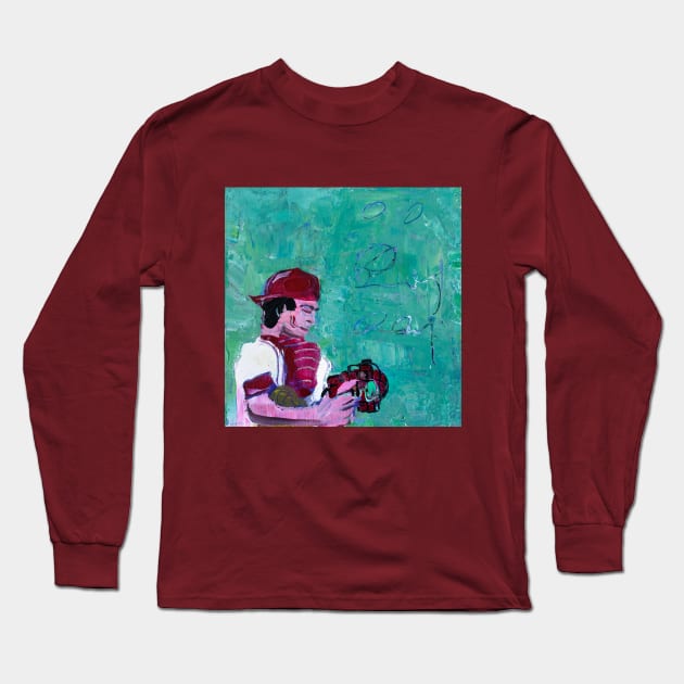 Johnny Bench Long Sleeve T-Shirt by ElSantosWorld